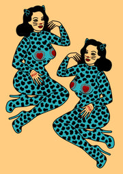 'Teal Leopard Girls'